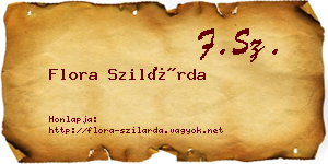Flora Szilárda névjegykártya